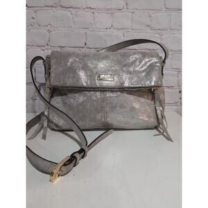 Aimee Kestenberg Bali 2 Crossbody Bag in Gold Metallic Leather